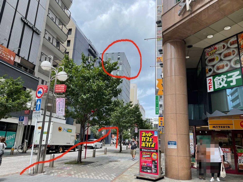 三井ガーデンホテル福岡中洲の外観