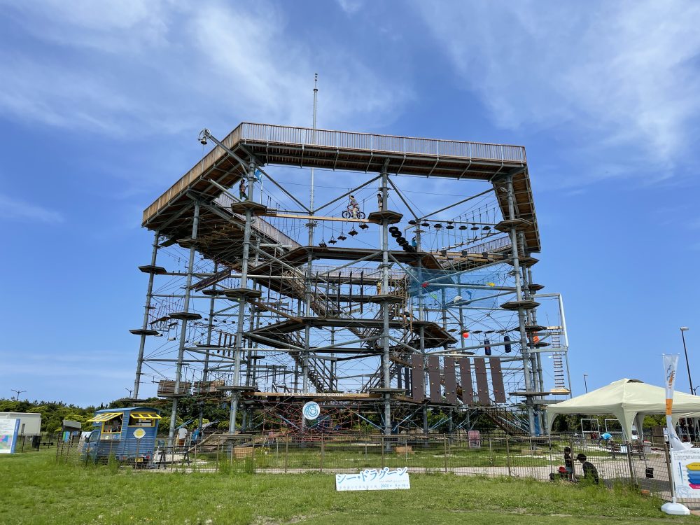 インザパーク福岡のアスレチックのシーサイドラグーン