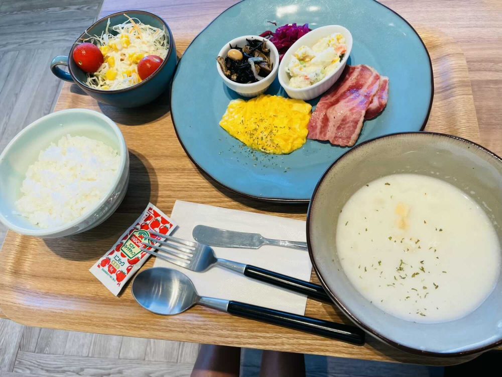 The BREAKFAST HOTEL MARCHE石垣島の朝食