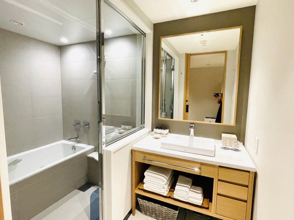 都ホテル博多の洗面所、お風呂