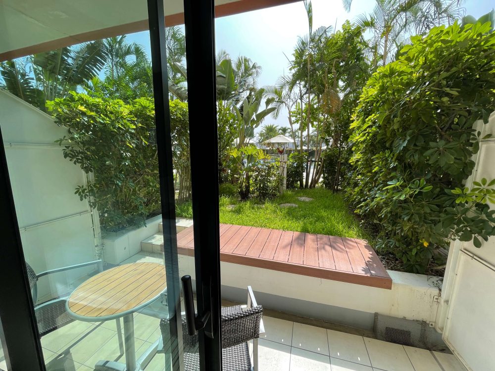 ヒルトン沖縄北谷リゾートのツインルームwith ガーデン