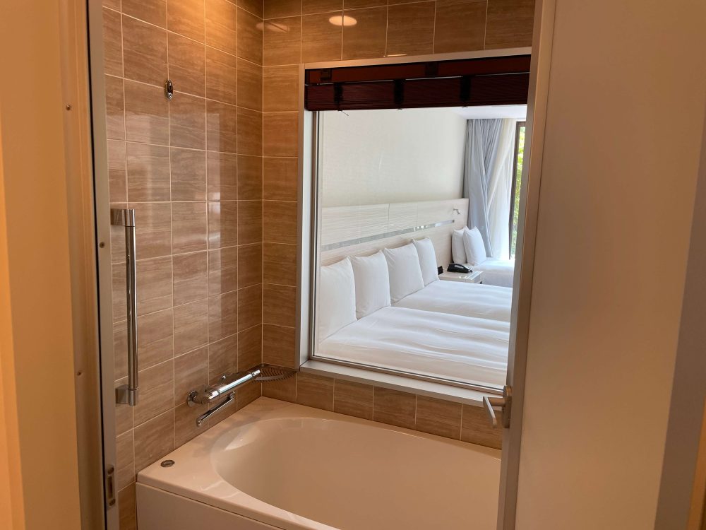 ヒルトン沖縄北谷リゾートのツインルームwith ガーデン