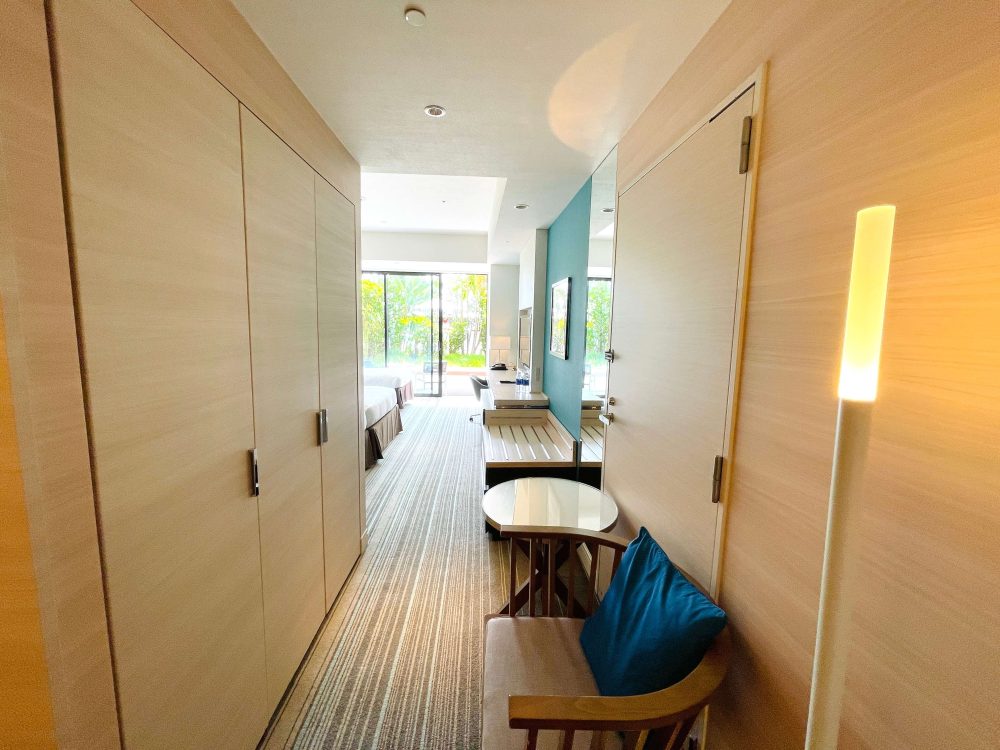 ヒルトン沖縄北谷リゾートのツインルームwith ガーデン