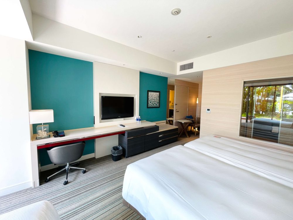 ヒルトン沖縄北谷リゾートのツインルームwith ガーデン