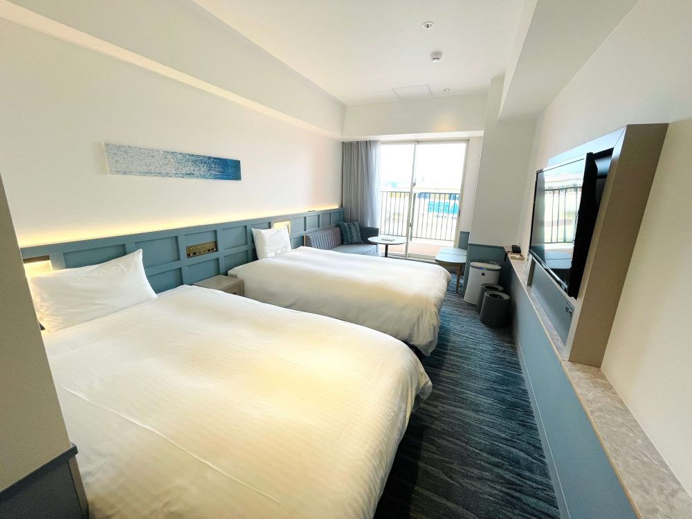 レクー沖縄北谷スパ&リゾートのスタンダートツインルームのお部屋