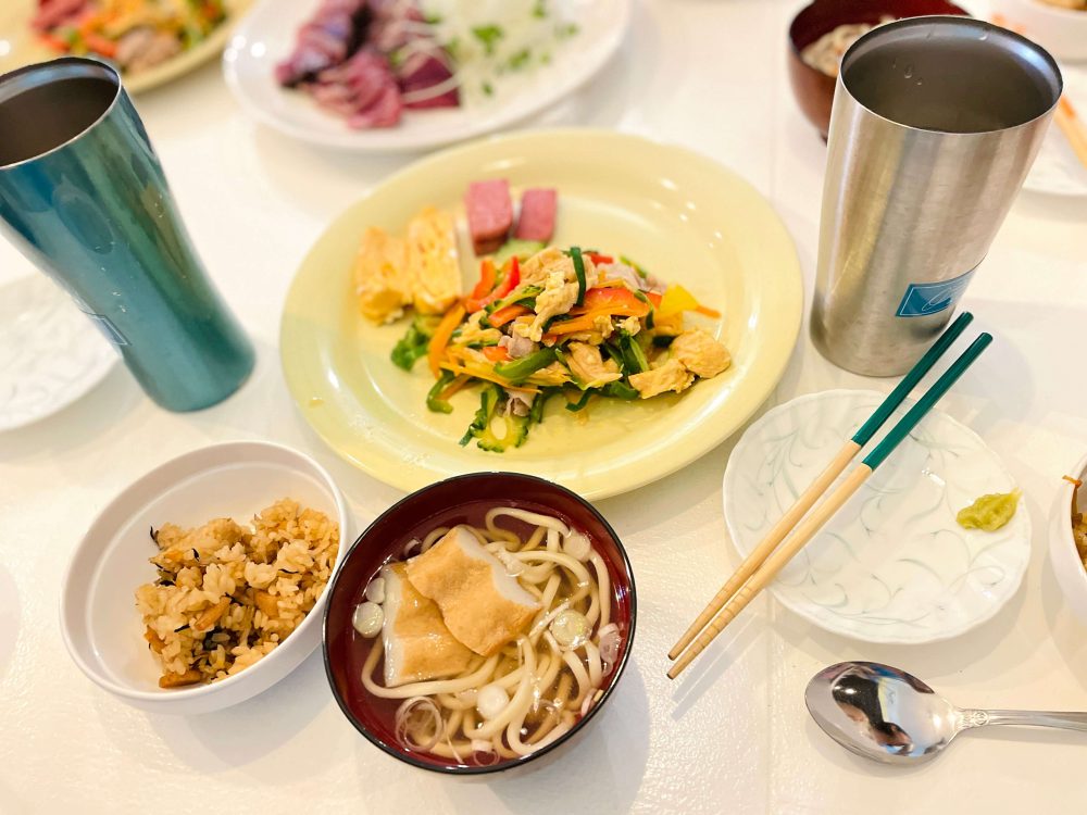 ゲストハウスオーシャンの夕食