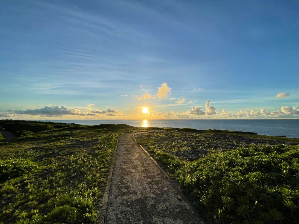 伊良部島の夕日スポット