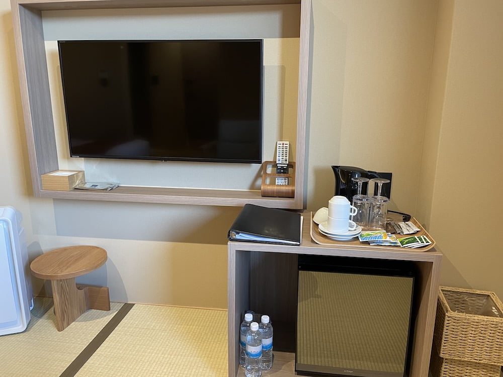 宮若虎の湯の2Fツインのお部屋全体