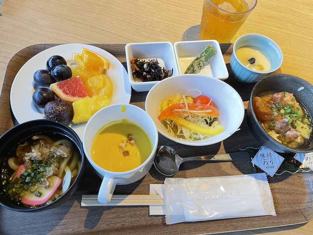 宮若虎の湯のブッフェ