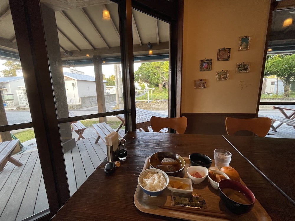 ペンションニライカナイの朝食