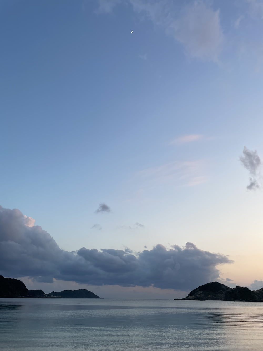 阿波連ビーチの夕日