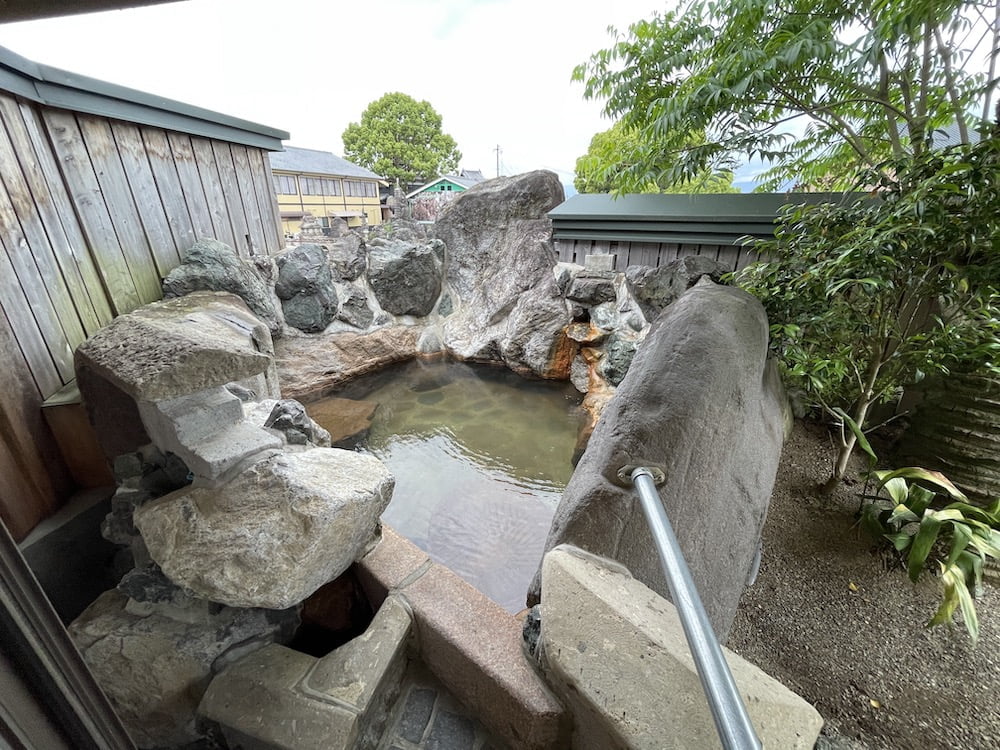 人吉神城の宿の露天風呂
