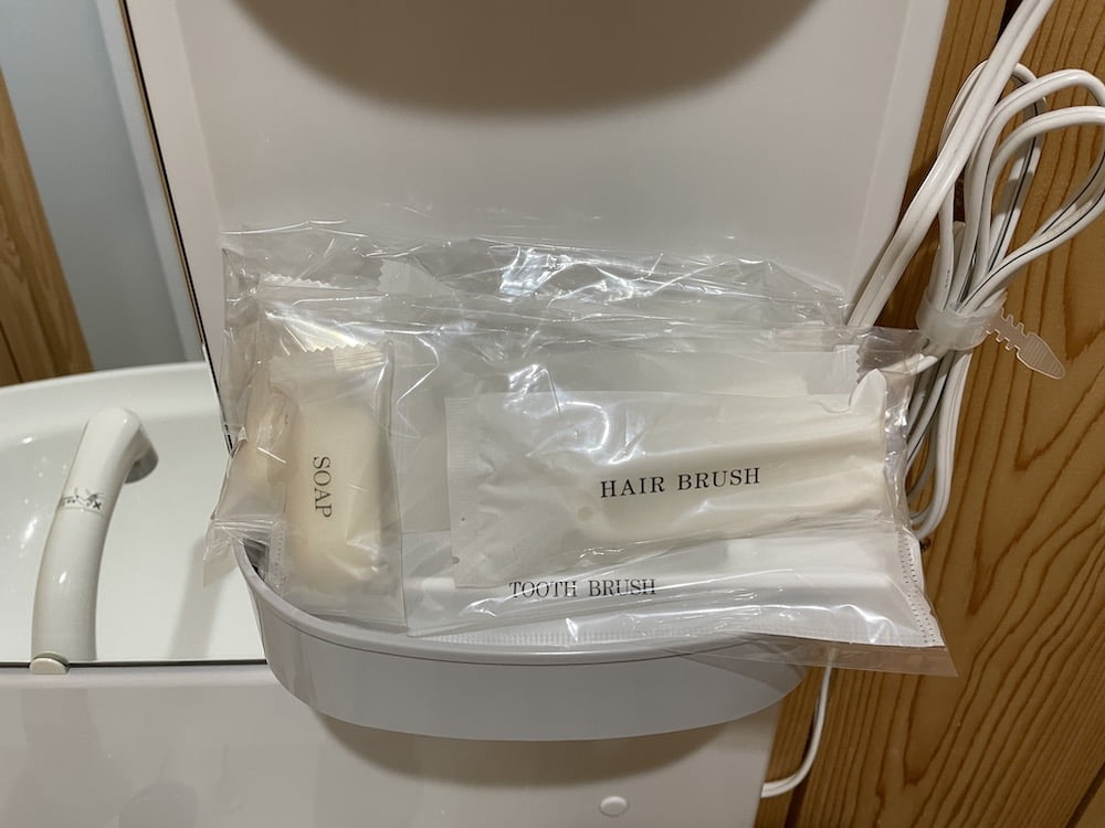 人吉神城の宿のアメニティ