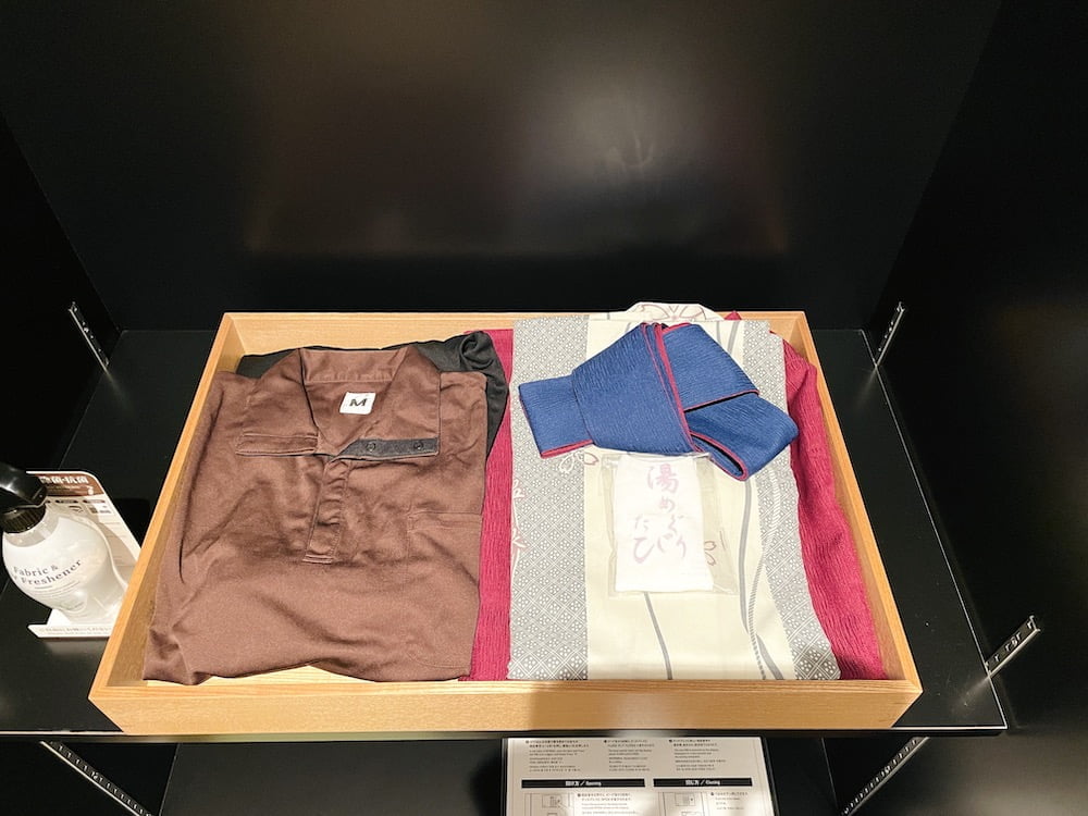 人吉温泉旅館 翠嵐楼の部屋着と浴衣