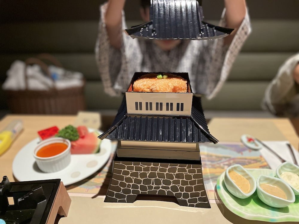 人吉温泉旅館 翠嵐楼の夕食