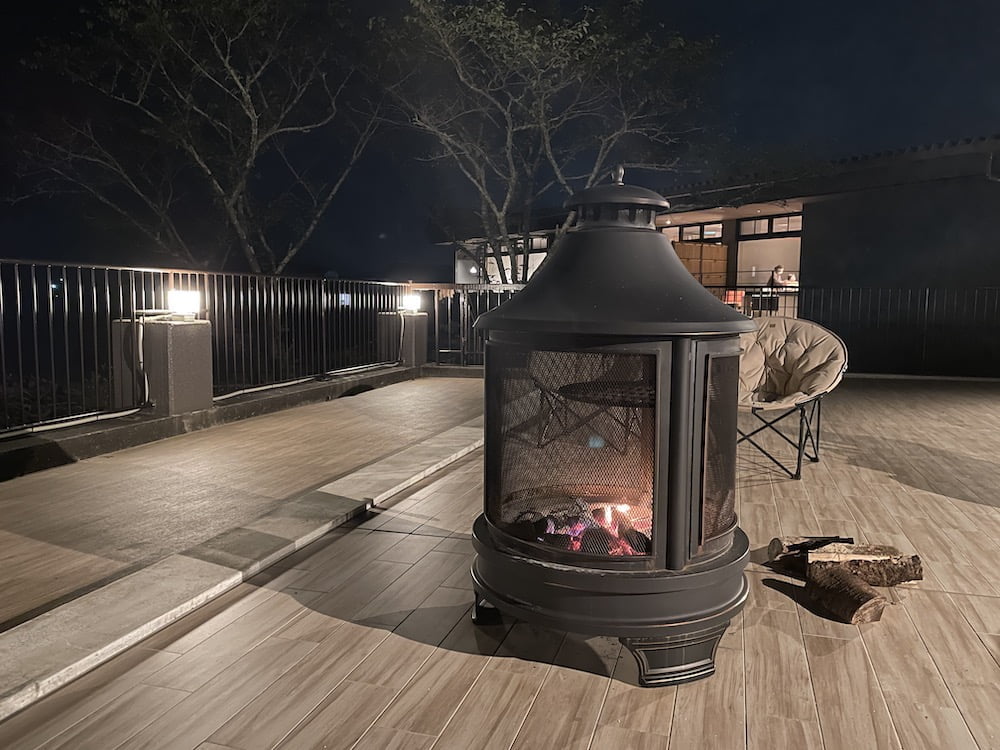 人吉温泉旅館 翠嵐楼のテラス