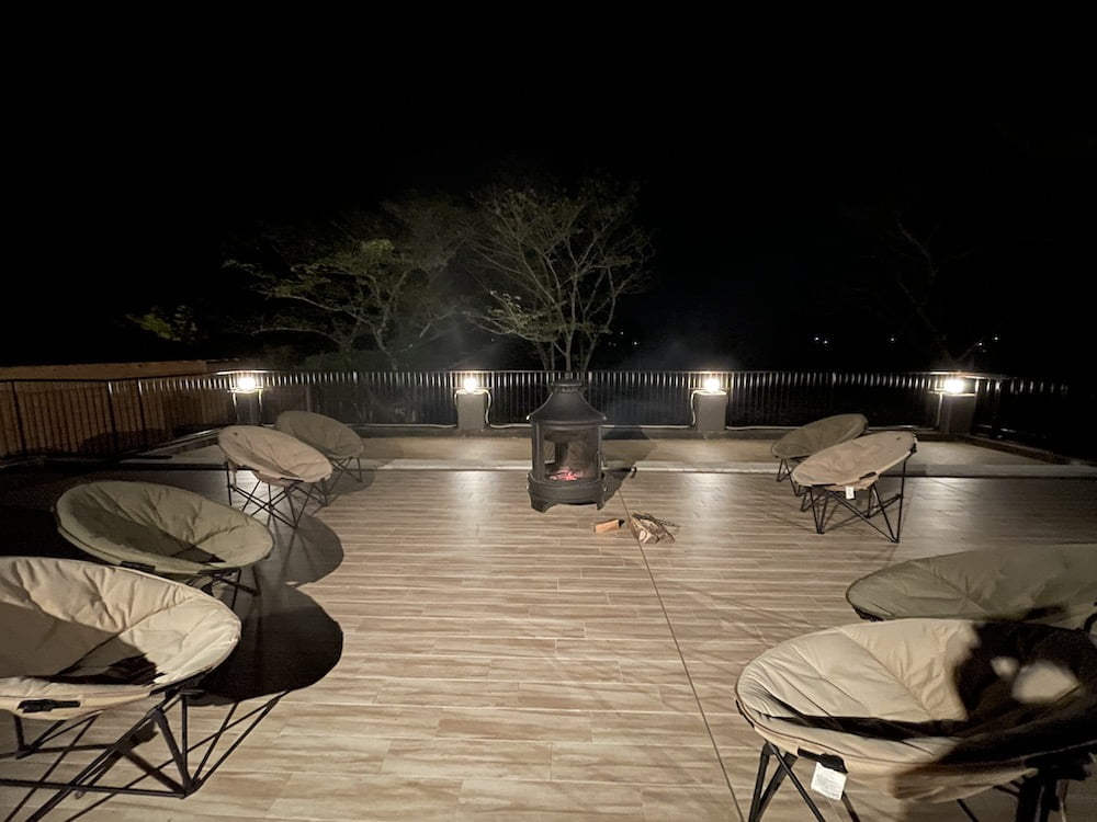 人吉温泉旅館 翠嵐楼のテラス