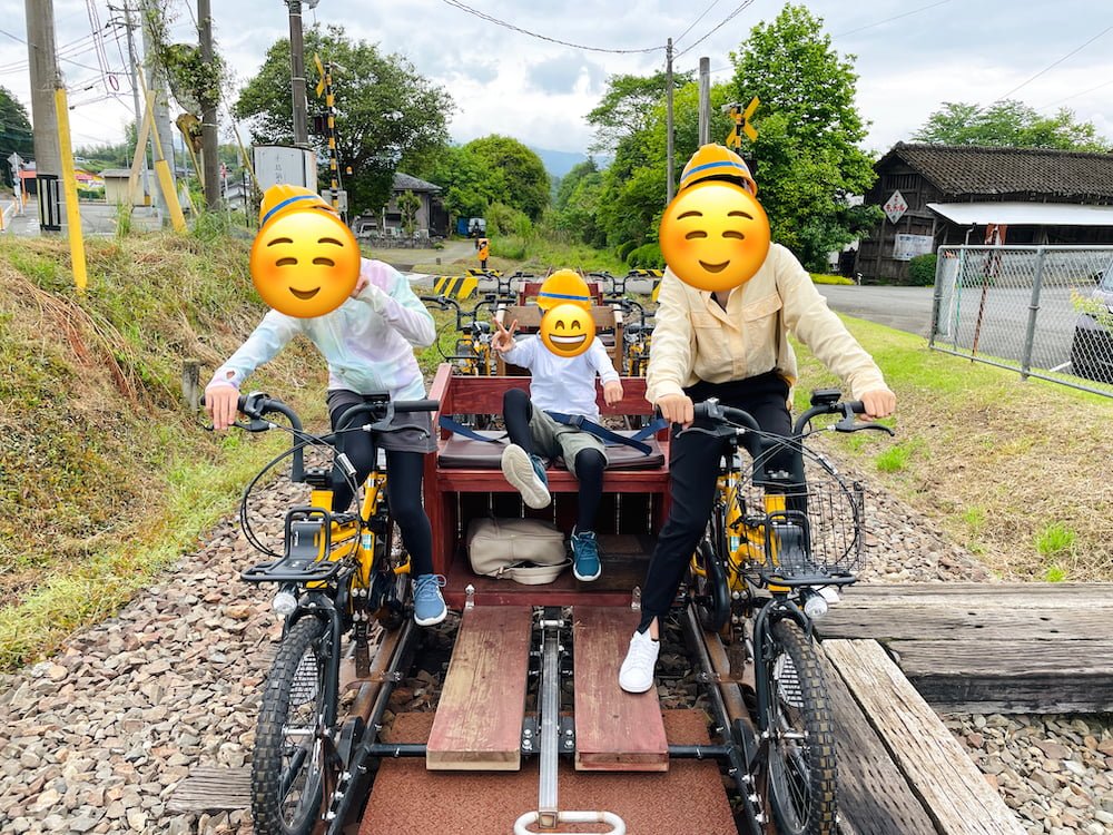 くま川鉄道レールサイクル「くまチャリ」