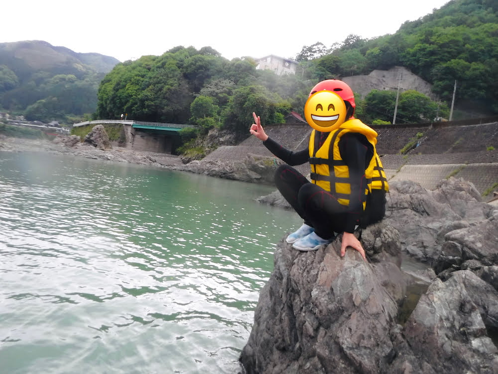 人吉市球磨川でラフティング