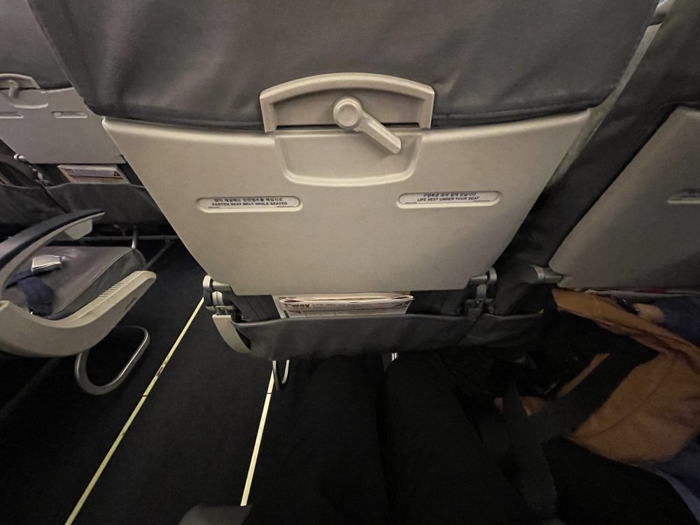 Tway航空の機内の様子