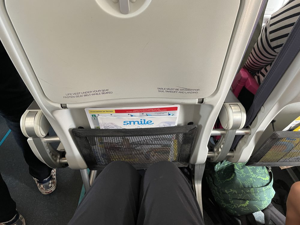 セブパシフィックの機内の様子